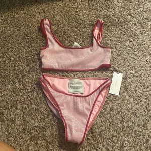 Brand new Elysian Set Size M Pink Sparkle